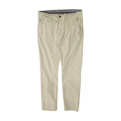 White Slim Pants