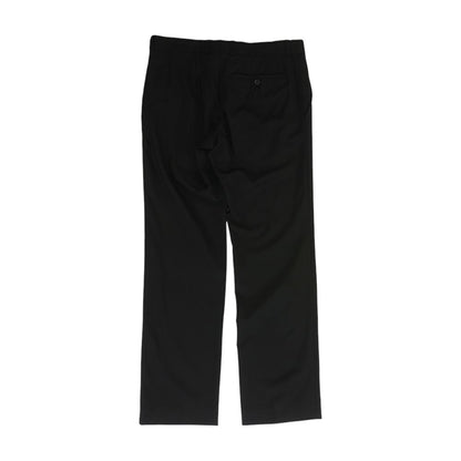 Black Solid Dress Pants