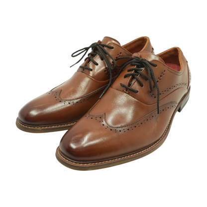 Brown Lace-Up Dress Shoes