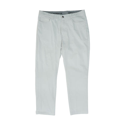 White Solid Chino Pants