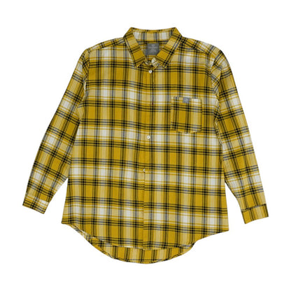 Yellow Plaid Button Down