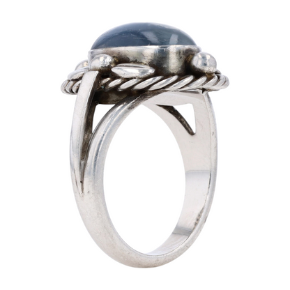 Sterling Silver Moonstone Fashion Ring