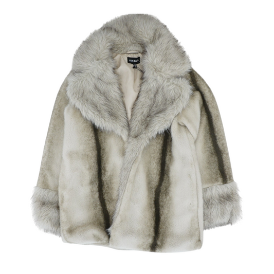 Beige Striped Jacket