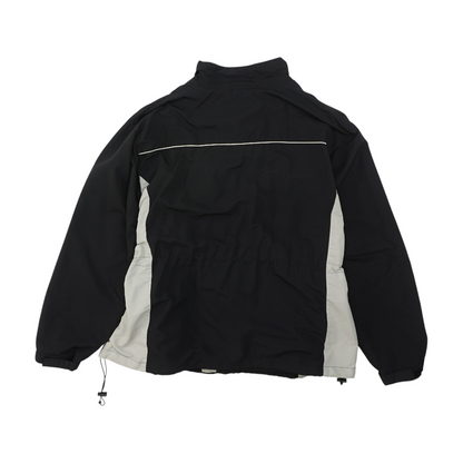 Black Color Block Jacket