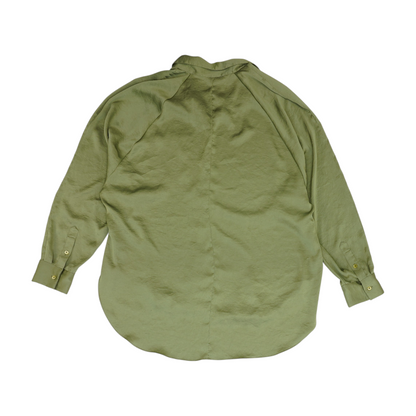 Green Button Down