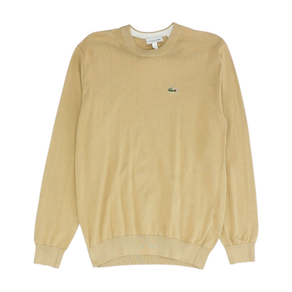 Tan Solid Pullover Sweater
