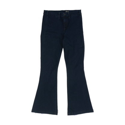 Navy Short Bootcut Jeans
