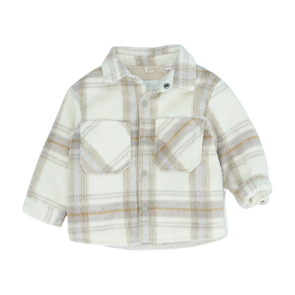 Beige Plaid Jacket