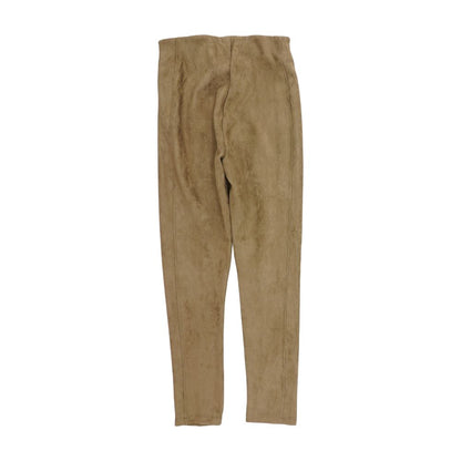 Brown Solid Dress Pants