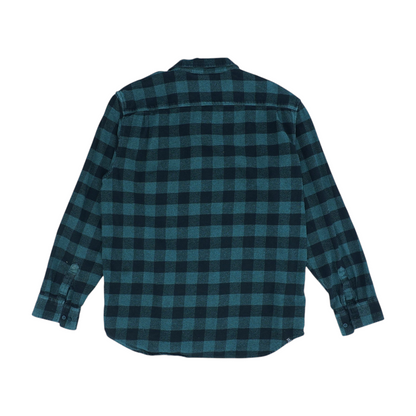 Green Check Flannel Button Down