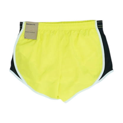 Neon Yellow Color Block Active Shorts
