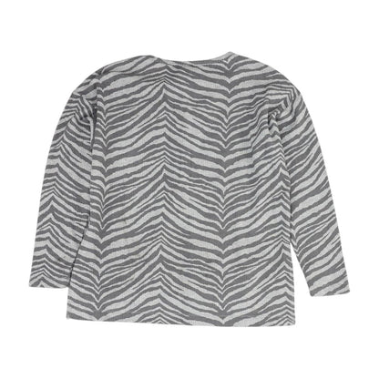 Gray Animal Pajama Top