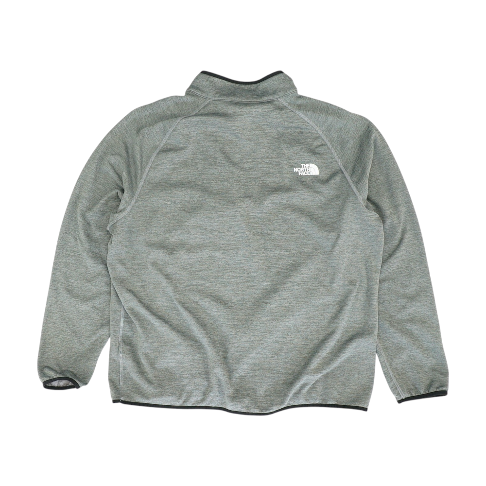 Gray Solid 1/4 Zip Pullover