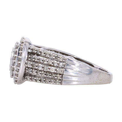 5/8 ctw 10K Sterling Silver Diamond Fashion Ring