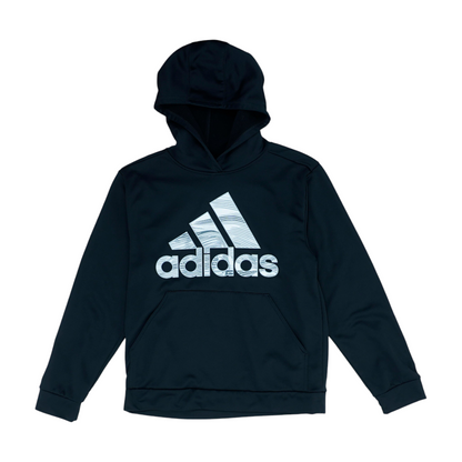 Black Solid Hoodie Pullover