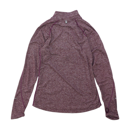Purple Solid 1/4 Zip Pullover