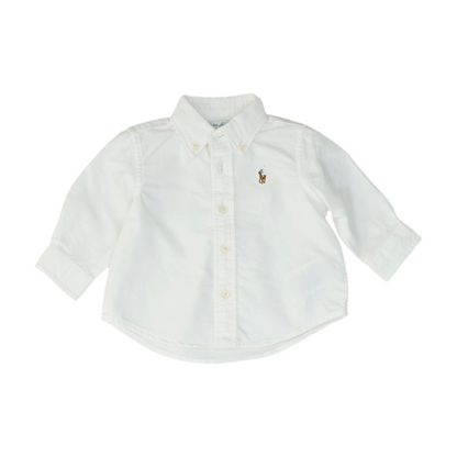White Long Sleeve Button Down