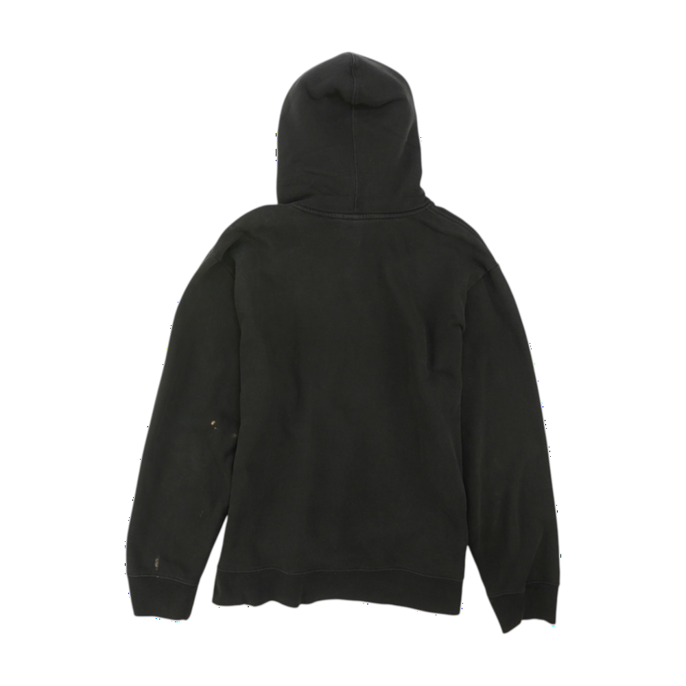Black Solid Hoodie Pullover
