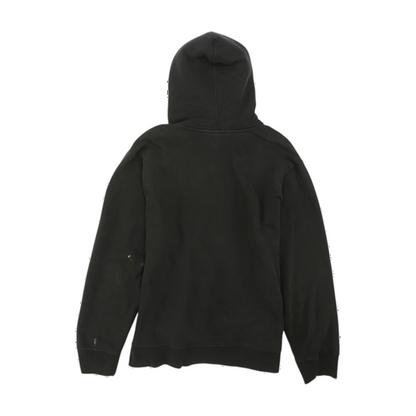 Black Solid Hoodie Pullover