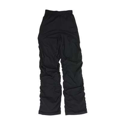 Black Striped Regular Pants