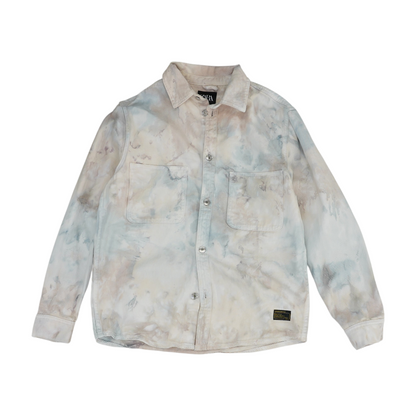 Beige Plaid Denim Jacket