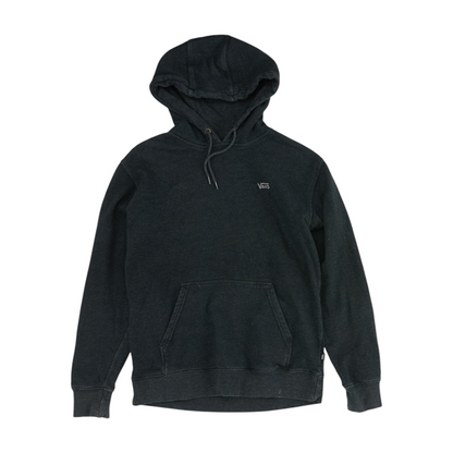Black Solid Hoodie Pullover