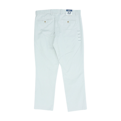 Beige Straight Pants