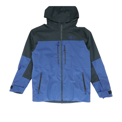 Blue Color Block Jacket