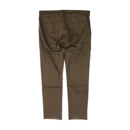 Brown Abstract Regular Pants