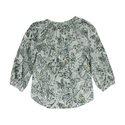 Green Misc. 3/4 Sleeve Blouse