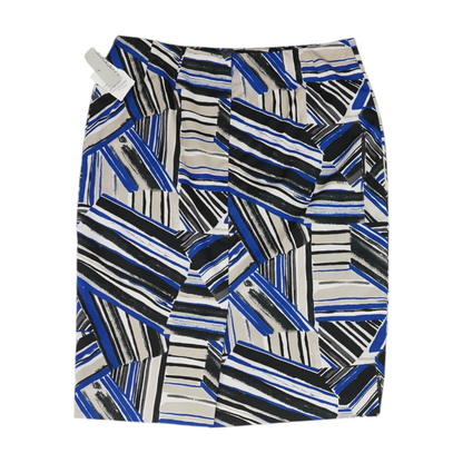 Multi Striped Midi Skirt