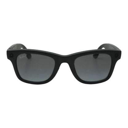 Black Wayfarer Smart Glasses