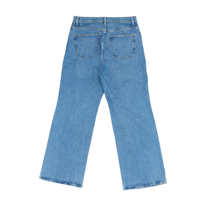Blue Wide Leg Jeans
