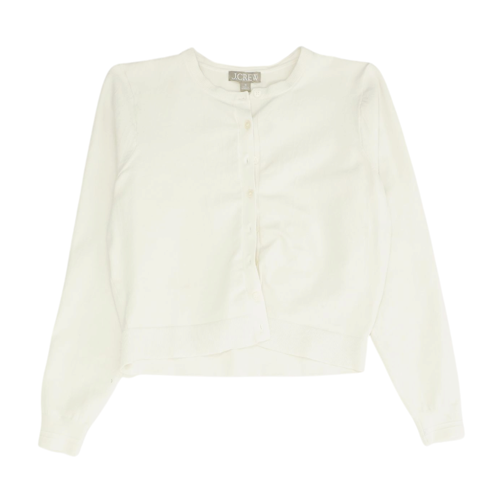 White Cardigan Sweater