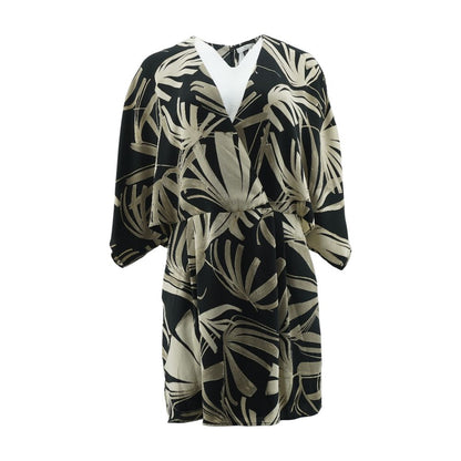 Black Misc Midi Dress