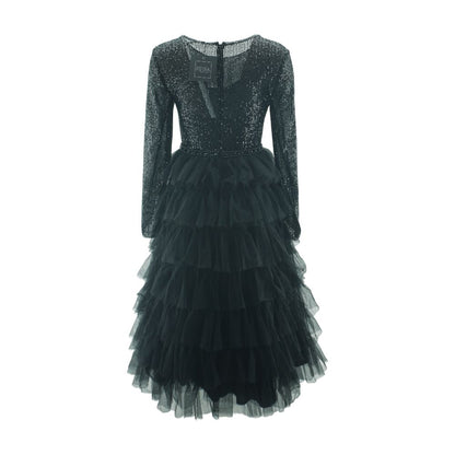 Black Formal Midi Dress