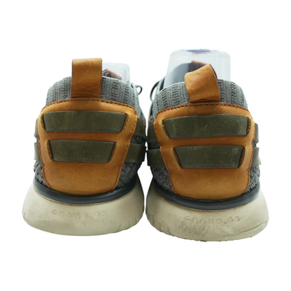 Gray Lace-Up Casual Shoes