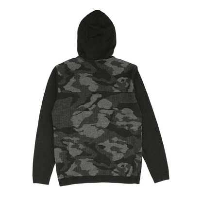 Gray Camo Pullover Sweater