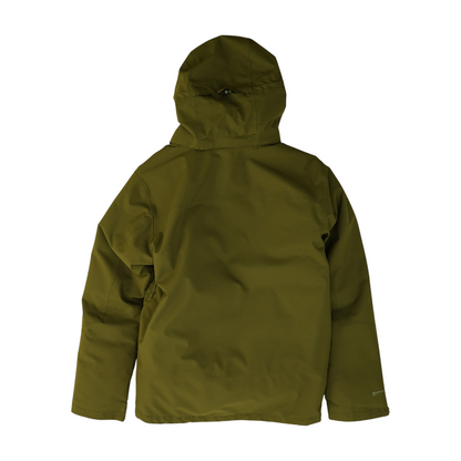 Green Solid Rain Jacket