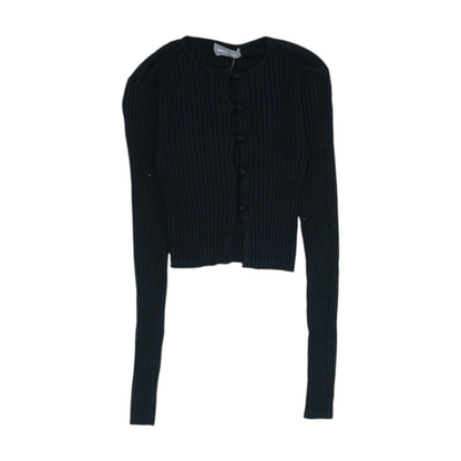 Black Cardigan Sweater