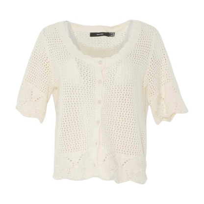 White Cardigan Sweater