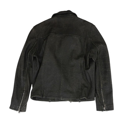 x led Zeppelin 100% Sheep Skin Leather Jacket