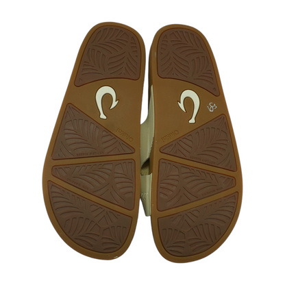 Olukai Beige Flat Sandals – Image 4