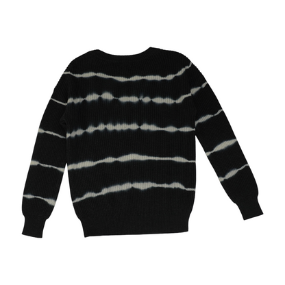 Charcoal Striped Pullover Sweater