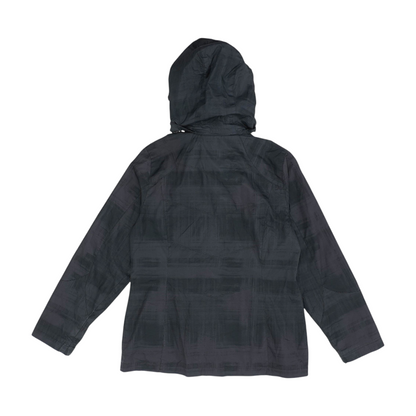 Charcoal Solid Rain Jacket