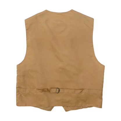 Vintage Brown Solid Vest