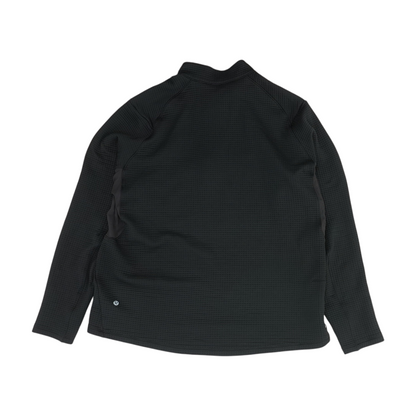 Black Solid 1/4 Zip Pullover