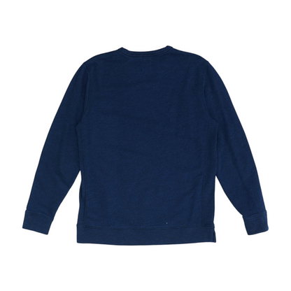 Navy Solid Pullover Sweater