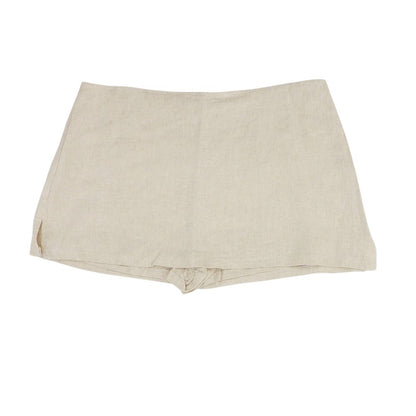 Beige Mini Skort