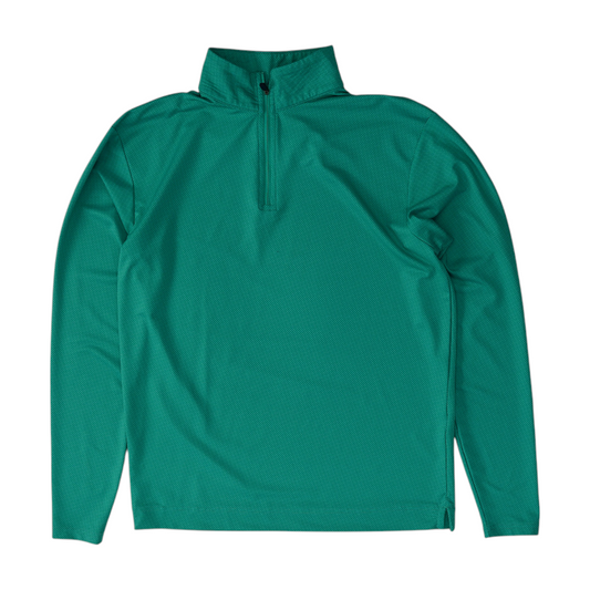 Green Abstract 1/4 Zip Pullover